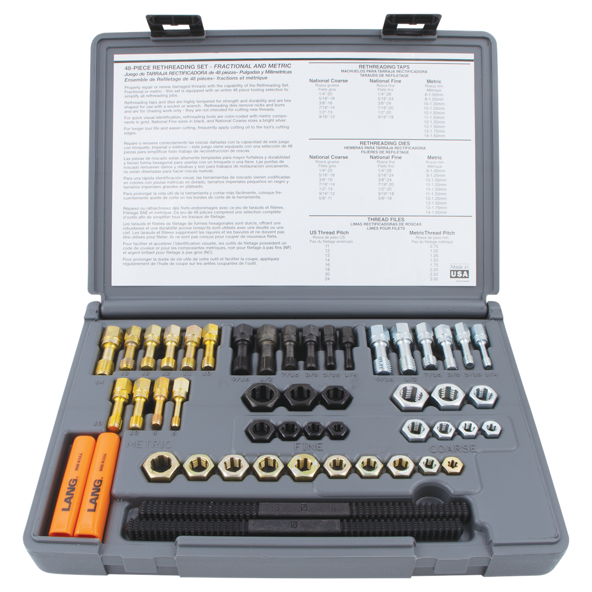 Lang Tools (Kastar) MASTER THREAD CHASE KIT