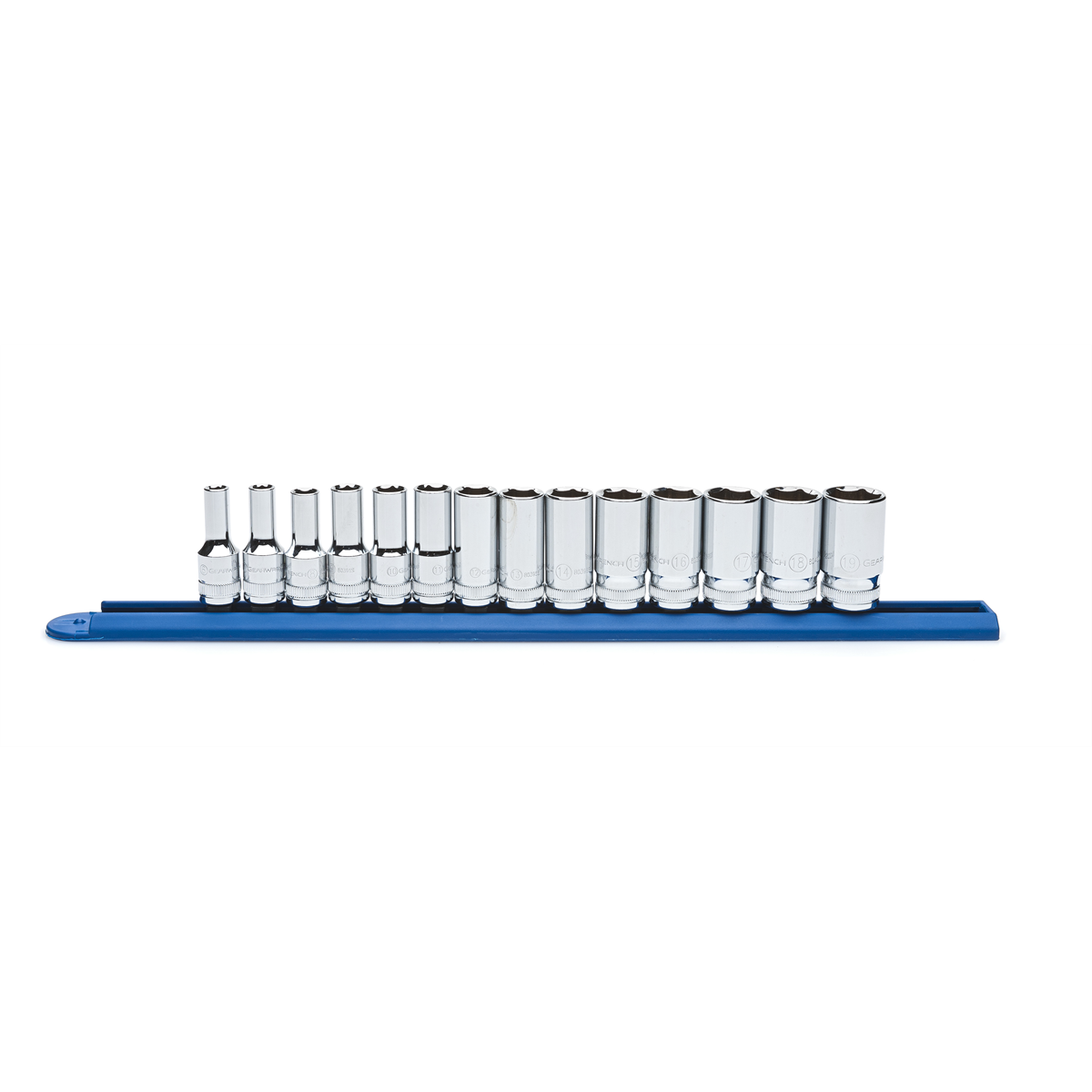 GearWrench 14 Piece 3/8 Inch Drive 6 Point Mid Length Metric Socket Set