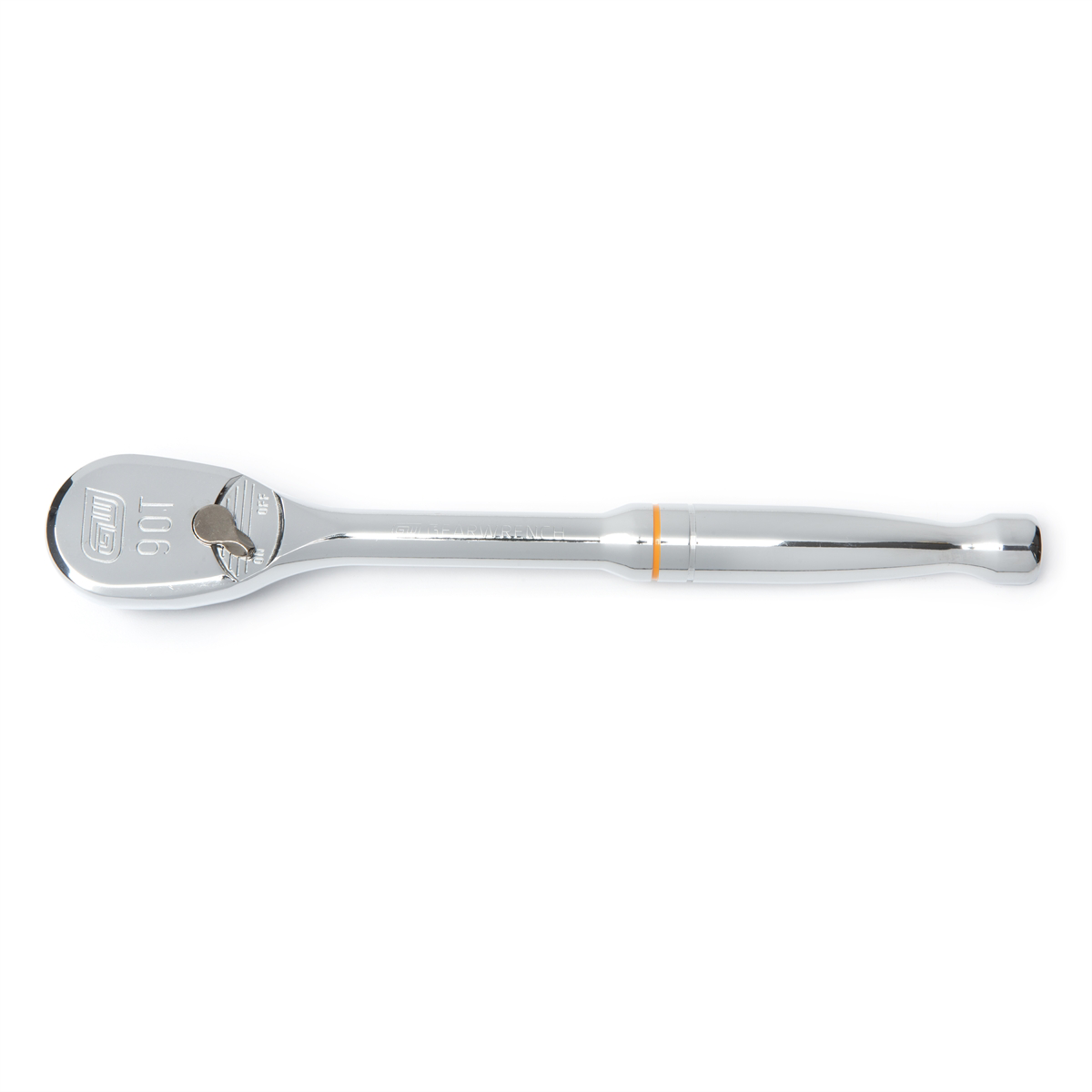 GearWrench 1/2 Inch Drive 90-Tooth Teardrop Ratchet 11 Inch