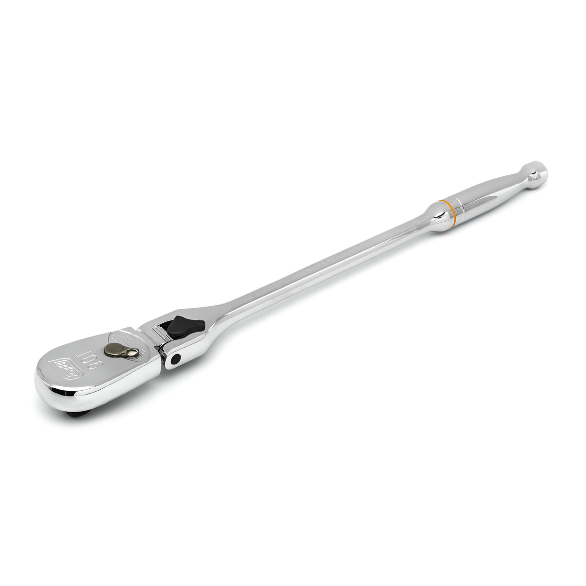 GearWrench 1/2 Inch Drive 90-Tooth Locking Flex Head Teardrop Ratchet 17 Inch