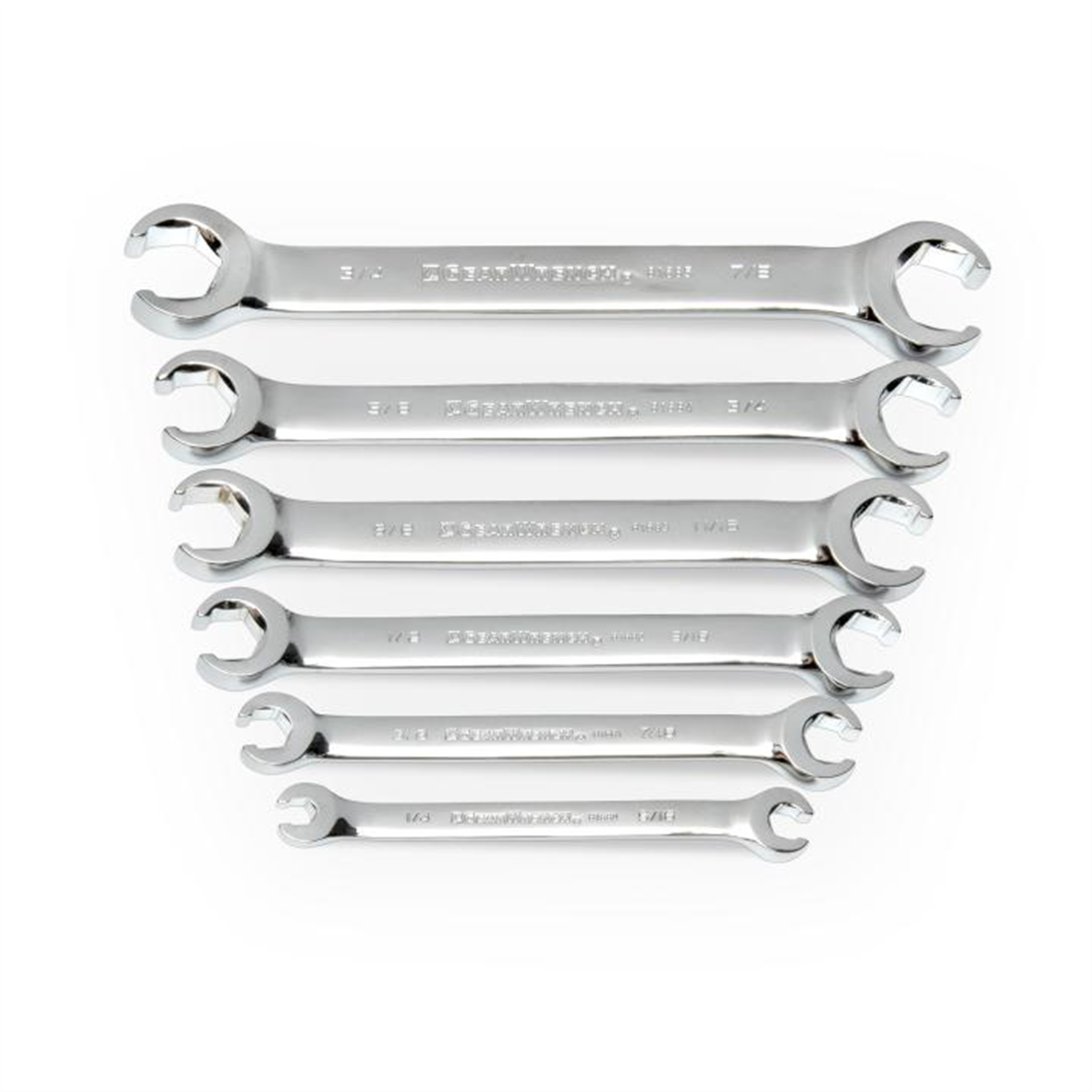 GearWrench 6 Piece Flare Nut SAE Wrench Set