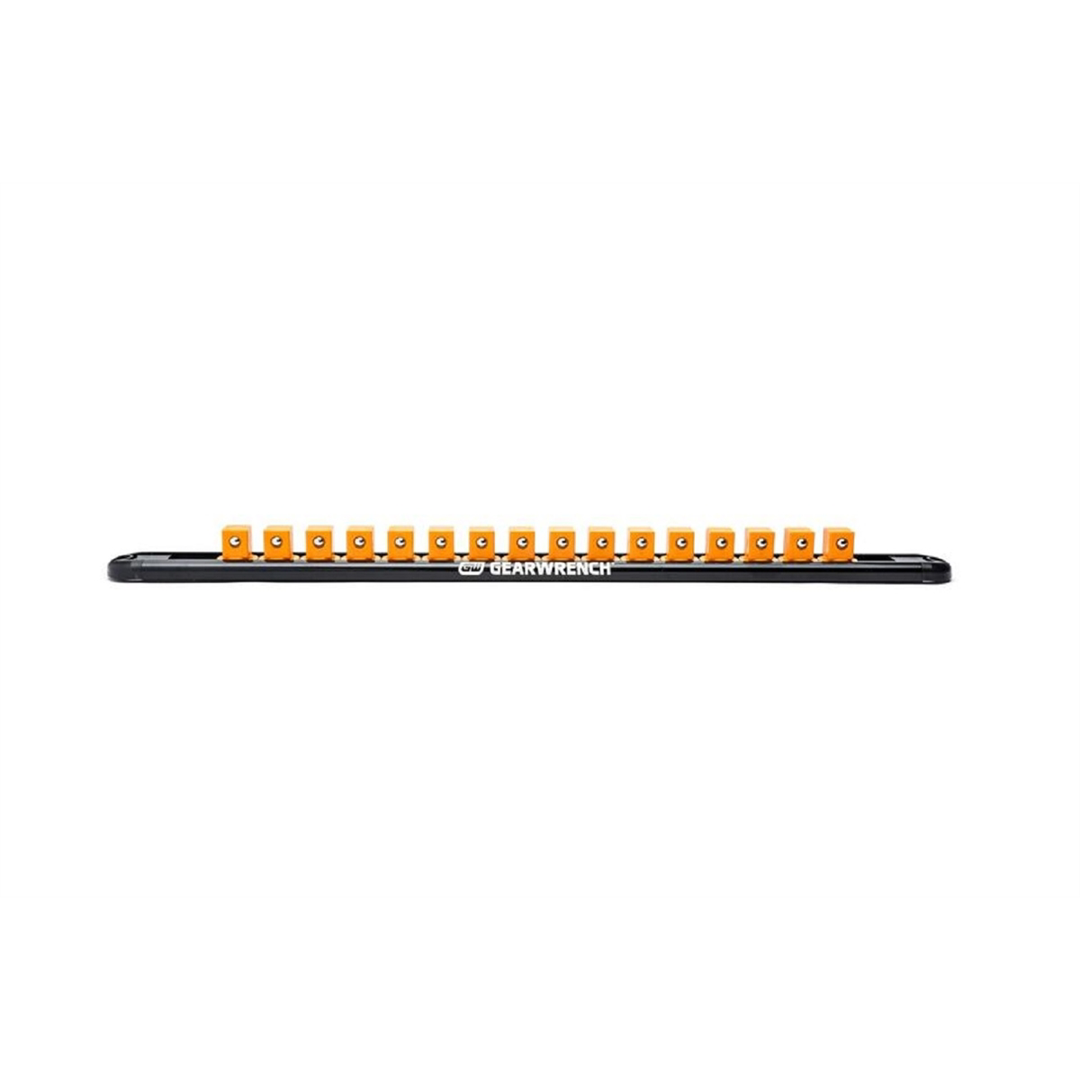 GearWrench 1/4 Inch Drive Magnetic Socket Rail Includes 14 Clips