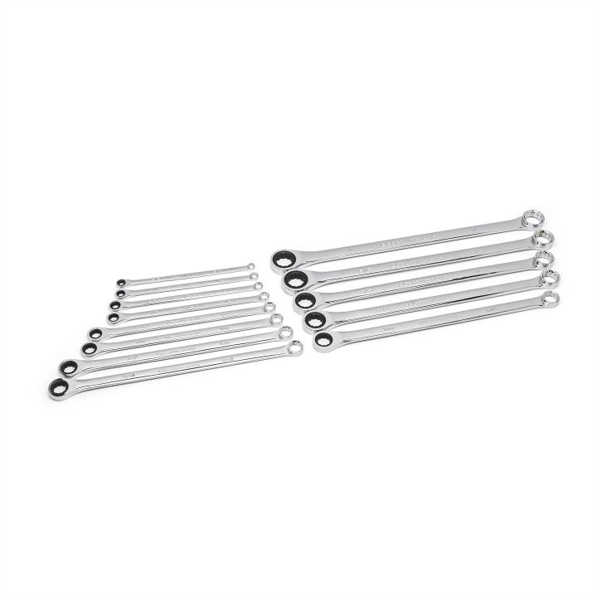 GearWrench 13 Piece 72-Tooth 12 Point XL GearBox Double Box Ratcheting SAE Wrench Set