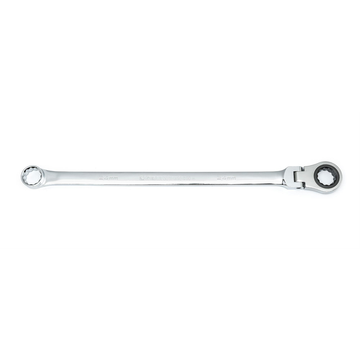 GearWrench 24mm 72-Tooth XL GearBox Flex Head Double Box Ratcheting Wrench