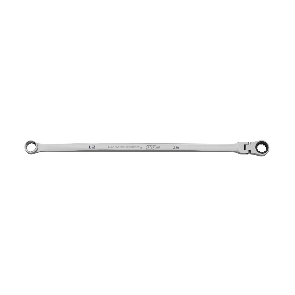 GearWrench 12mm 120XP Universal Spline XL GearBox Flex Head Ratcheting Wrench