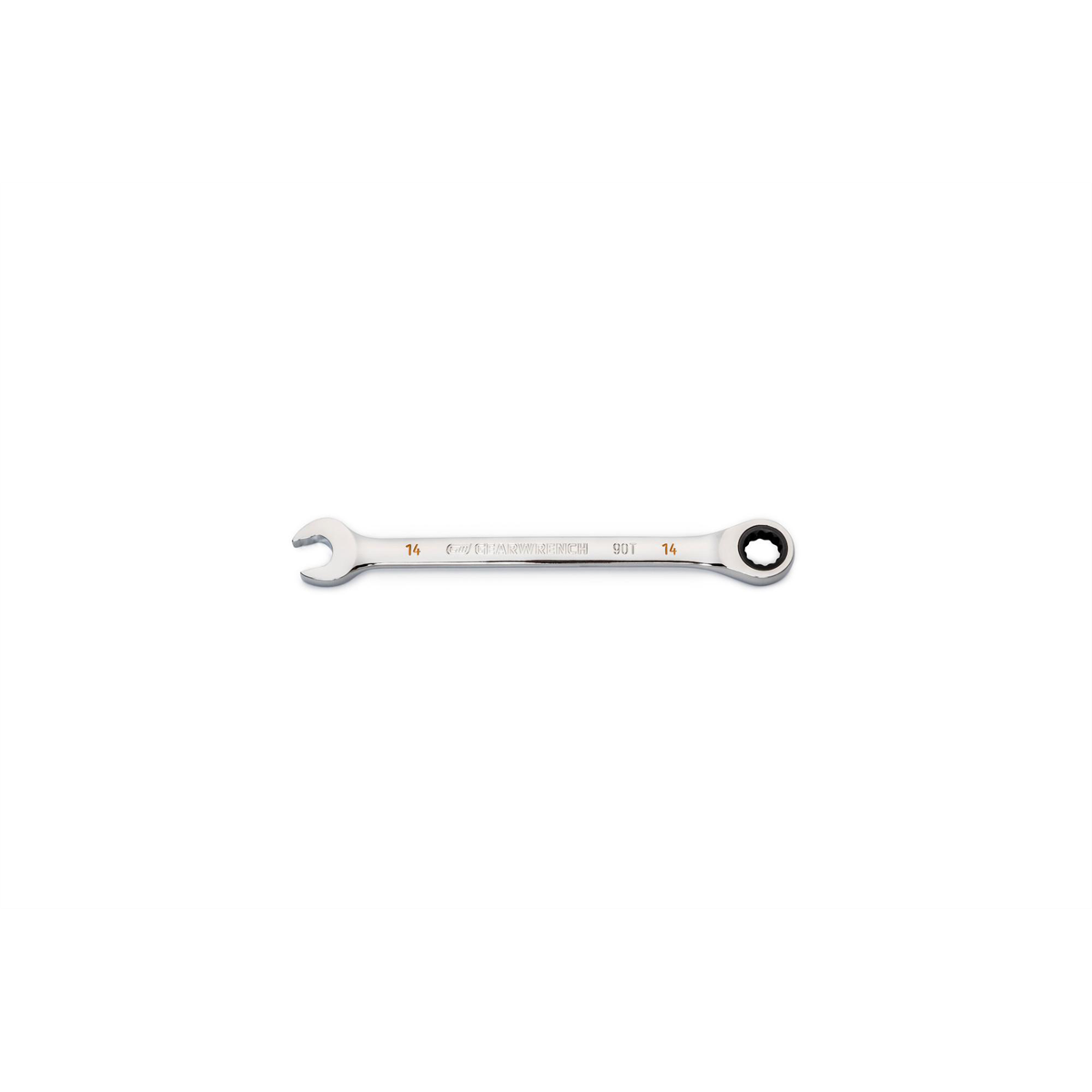 GearWrench 14mm 90-Tooth 12 Point Ratcheting Combination Wrench