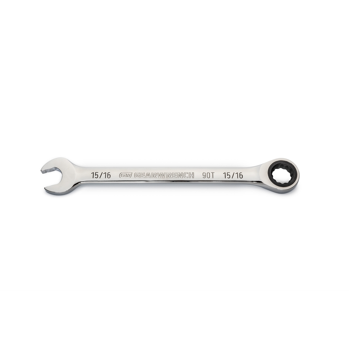 GearWrench 15/16 Inch 90-Tooth 12 Point Ratcheting Combination Wrench
