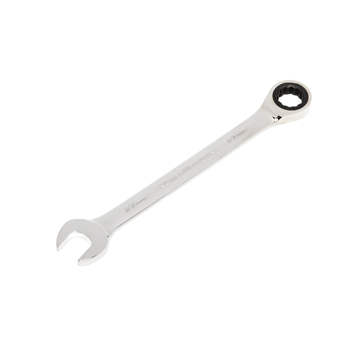 GearWrench 27mm 72-Tooth 12 Point Ratcheting Combination Wrench