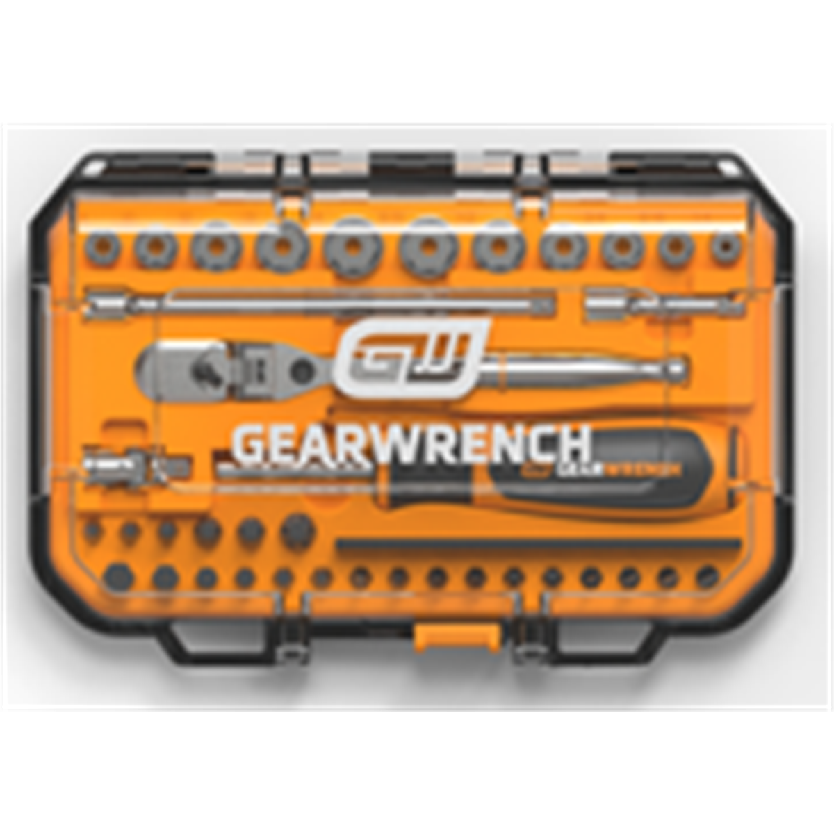 GearWrench 39 Piece 1/4 Inch Drive MicroDriver Set with 120XP Locking Flex Head Ratchet and Stubby Sockets