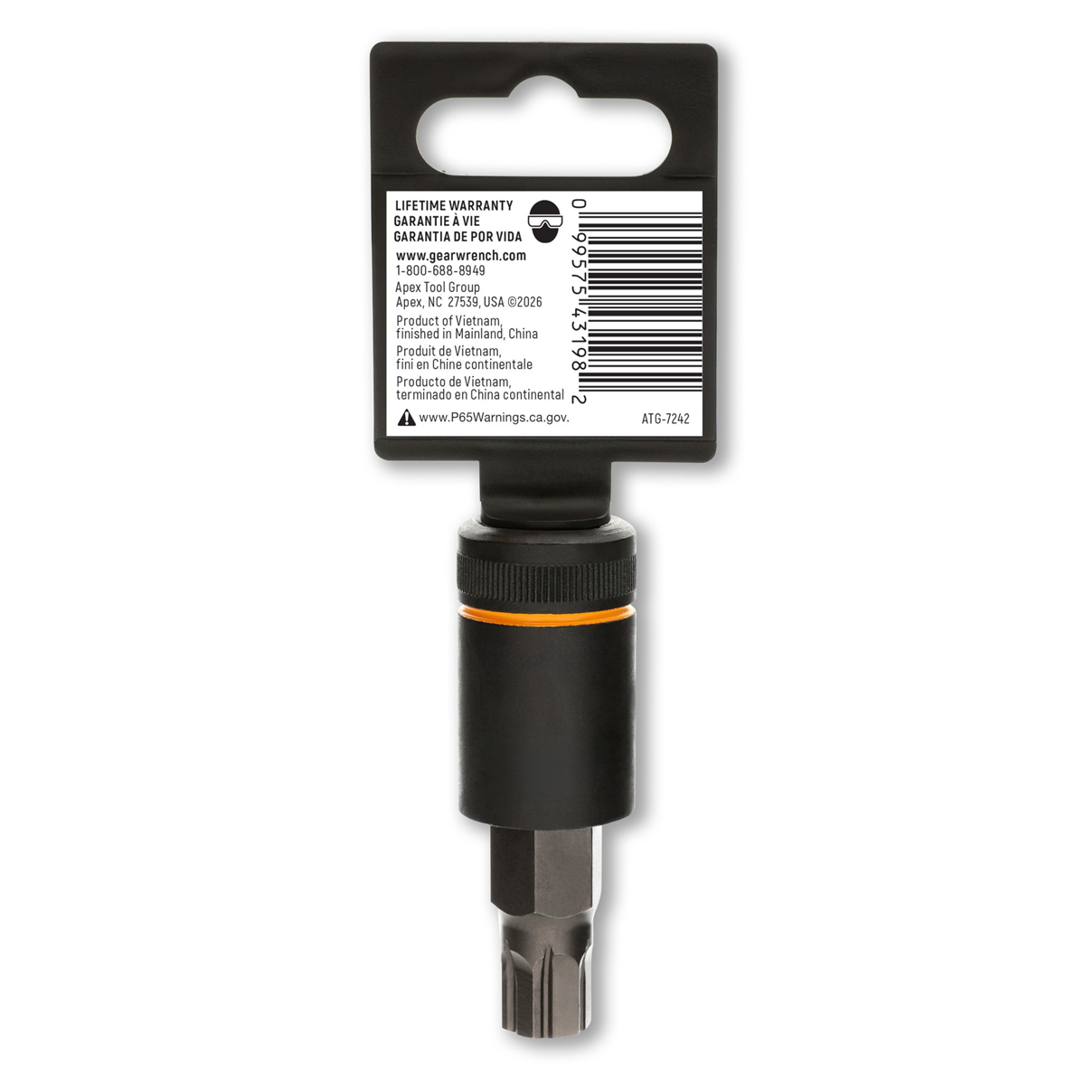 GEARWRENCH 1/2" Drive Impact Bi-directional Hex Bit Sockets