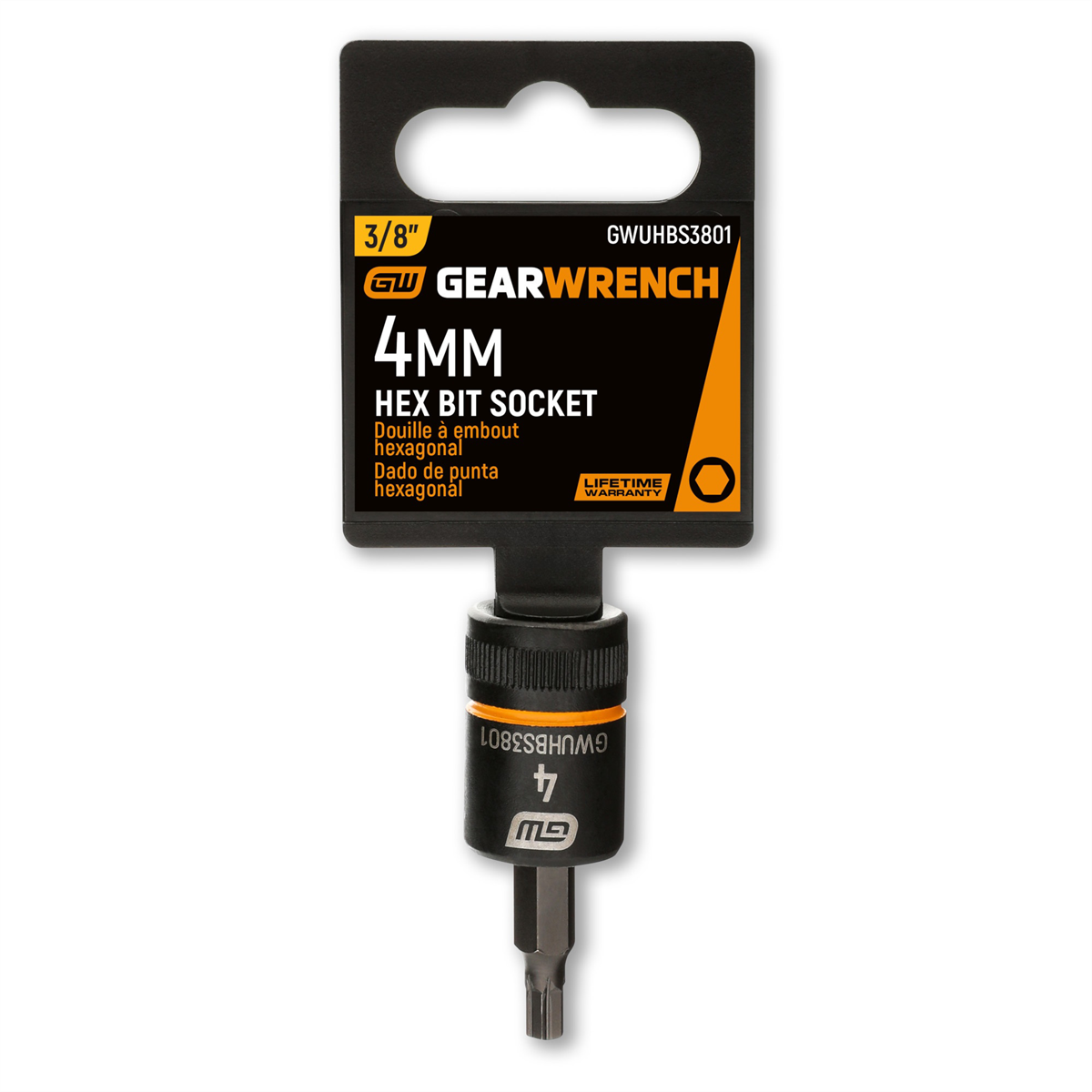 GEARWRENCH 3/8" Drive Impact Bi-directional Hex Bit Sockets