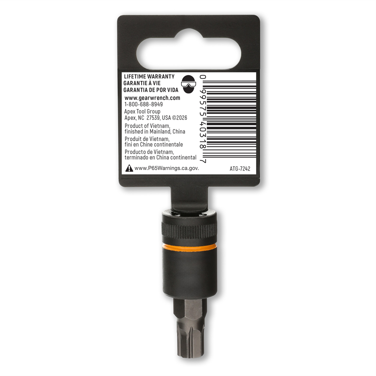 GEARWRENCH 3/8" Drive Impact Bi-directional Hex Bit Sockets