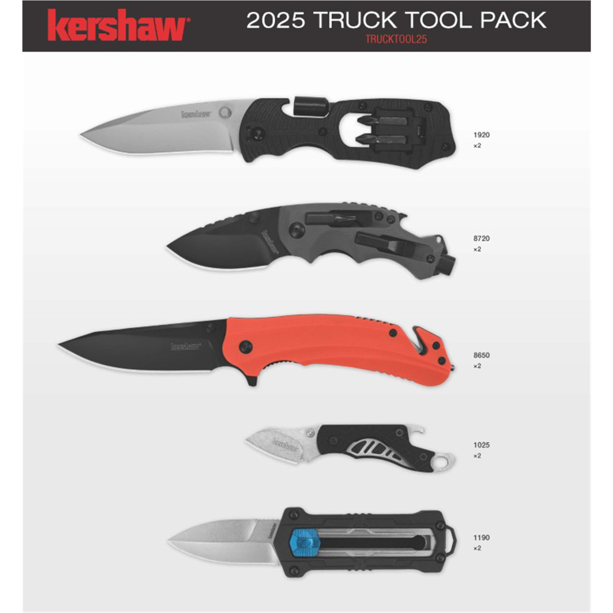 Kershaw 2025 Truck Tool Pack
