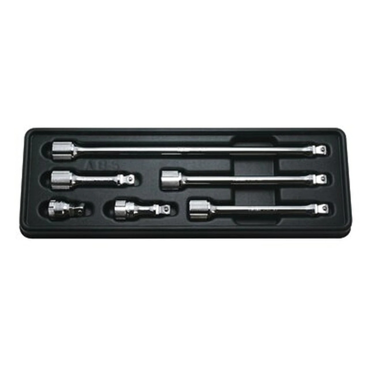 Ko-ken USA 3/8 inch Square Drive Wobble Fix Offset Extension Bar Set - 6 Piece 32 mm - 250 mm