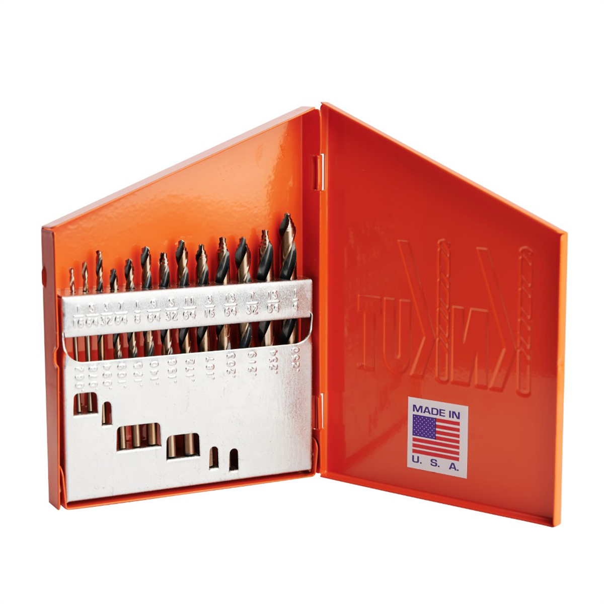 KnKut KnKut 13 Piece Mechanics Length Step Point Drill Bit Set 1/16"-1/4" by 64ths