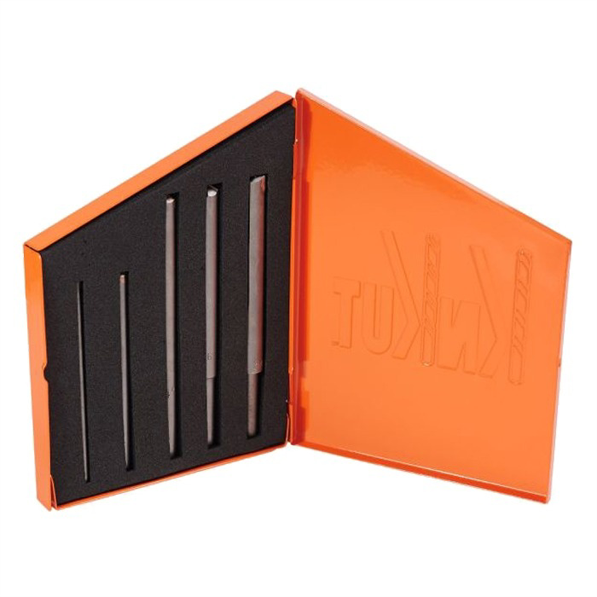 KnKut KnKut 5 Piece Carbide Tipped Hard Steel LEFT HAND Drill Bit Set