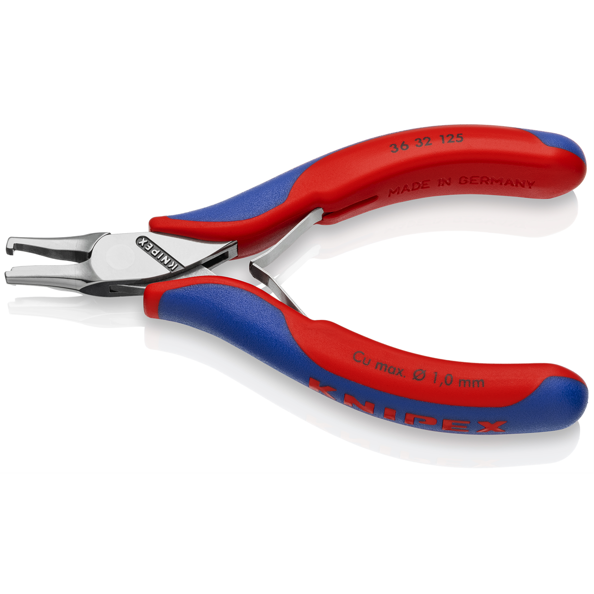 Knipex 6 3/4" External 90° Angled Snap Ring Pliers-Forged Tips