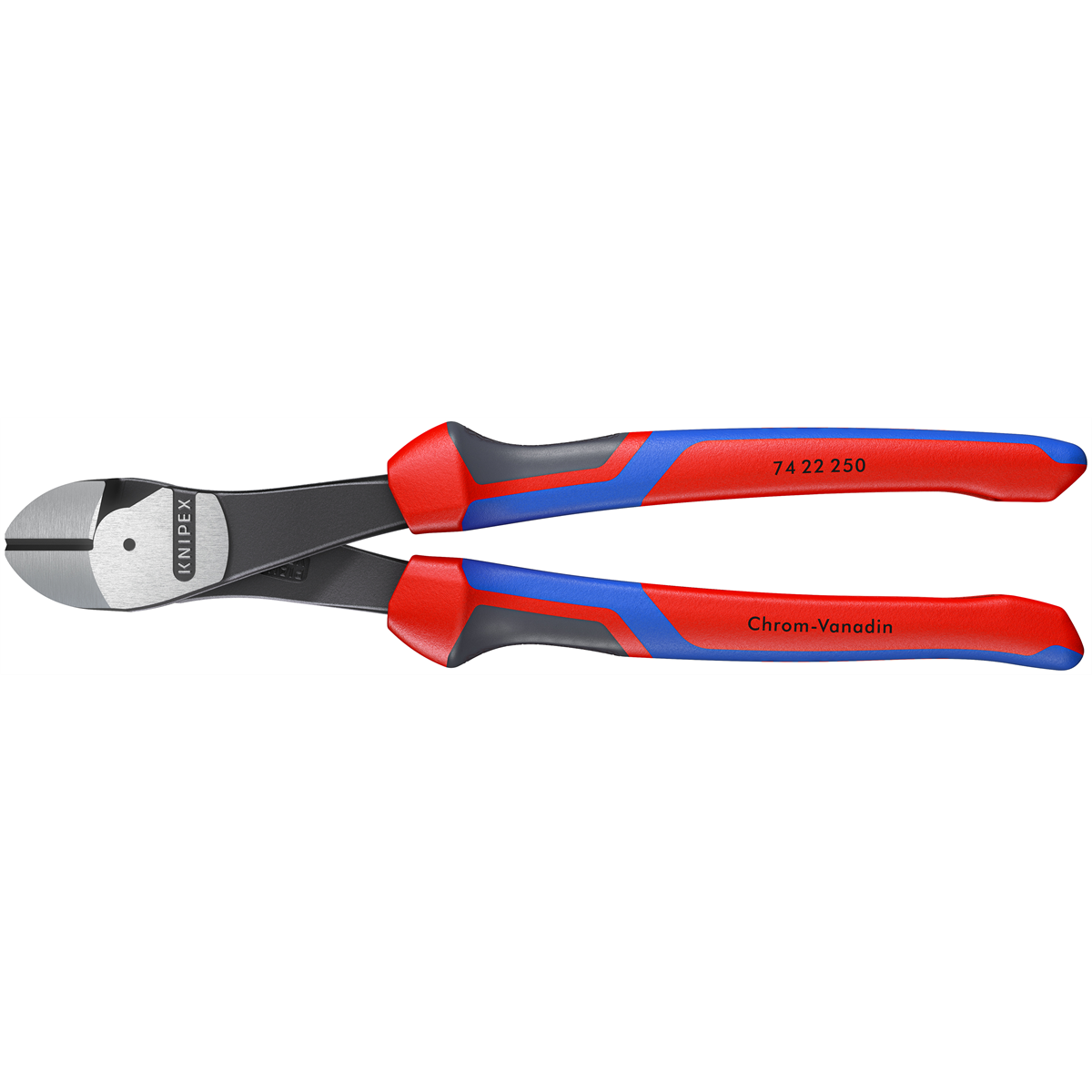 Knipex 10" High Leverage 12° Angled Diagonal Cutters