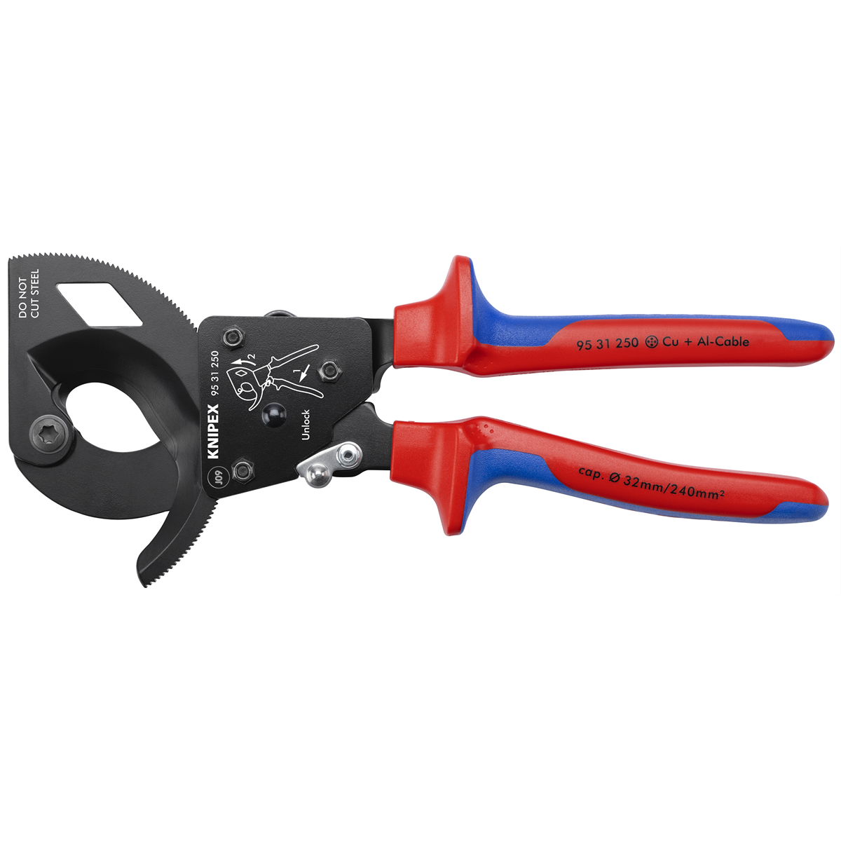 Knipex 11" Ratcheting Cable Cutters