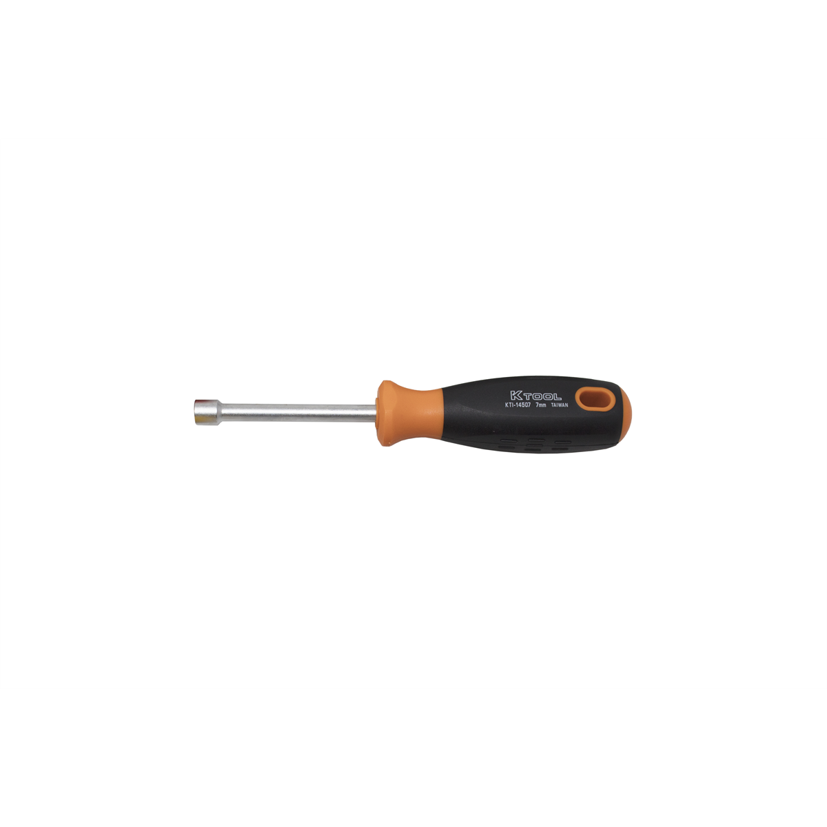 K Tool International METRIC NUT DRIVER 7MM X 75 SOFT-GRIP HANDLE