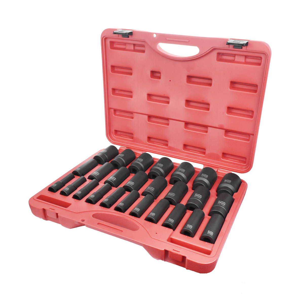 K Tool International Socket Set Metric Impact 1/2 in. Deep 26 Piece