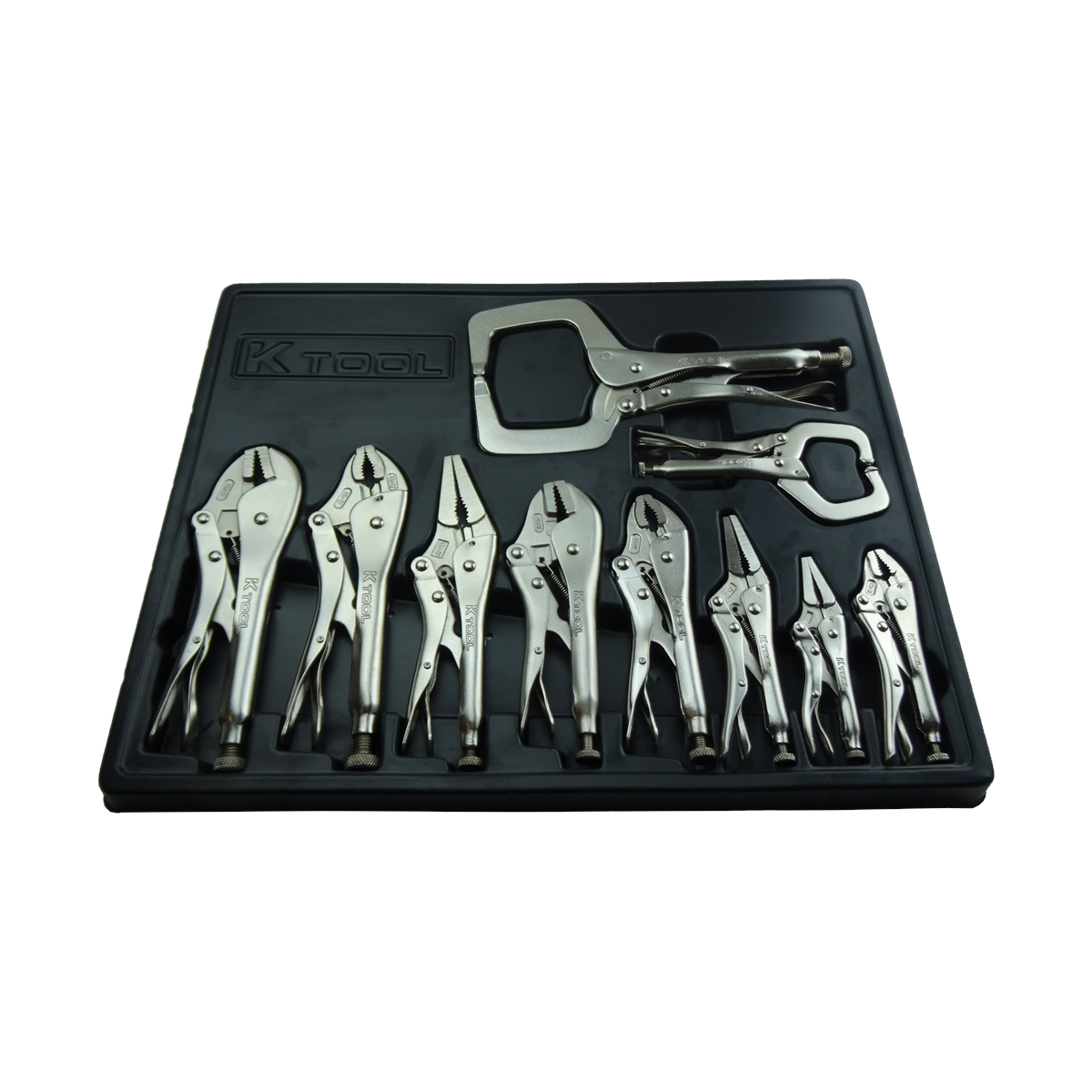 K Tool International Pliers Set Locking 10 pc