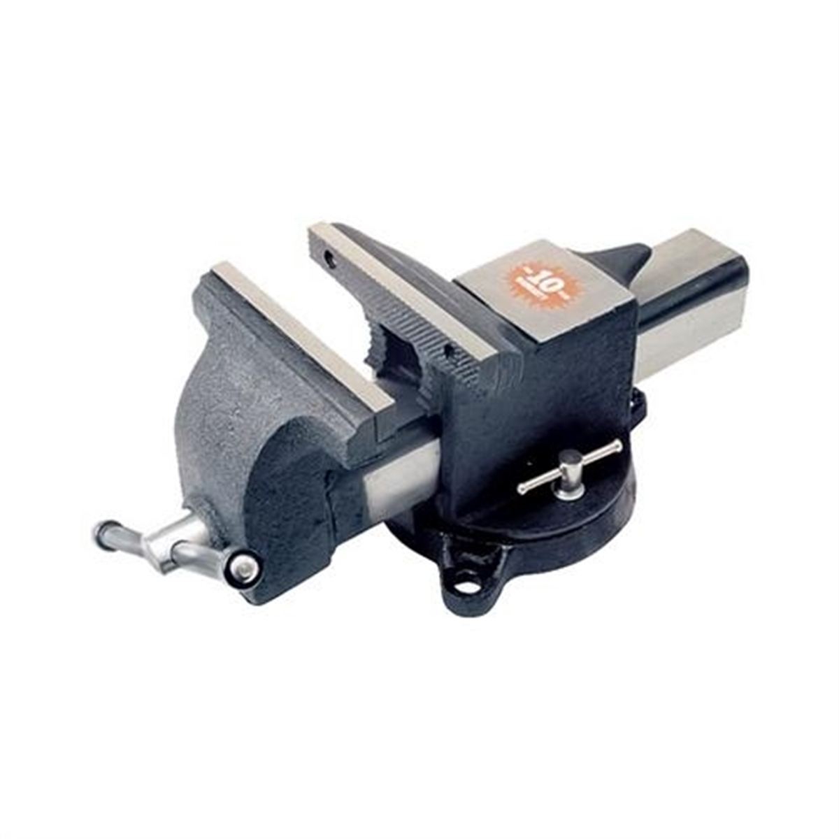 K Tool International 5" Steel Vise with 5-1/4" Jaw Opening