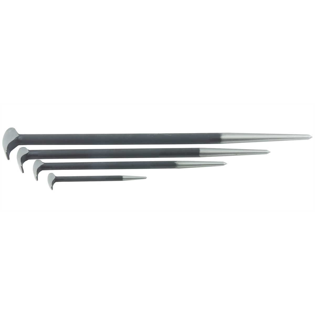 K Tool International Pry Bar Set 4 Piece Bent End