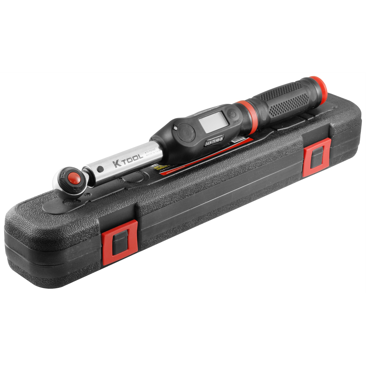 K Tool International Torque Wrench Digital 3/8 Inch Drive 72 Teeth