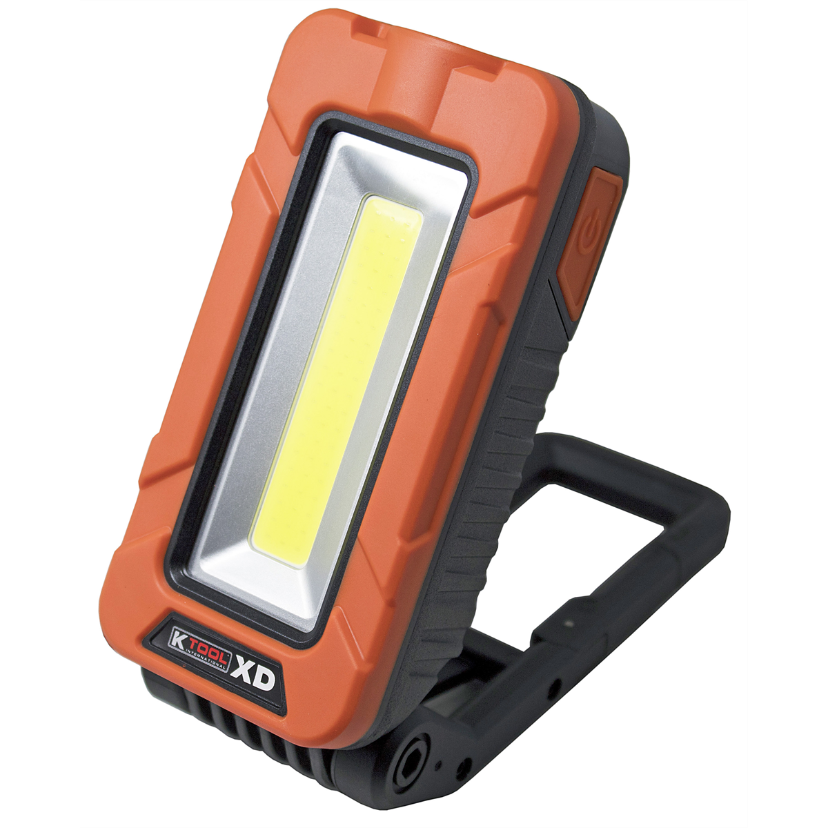K Tool International Work Light 1100 Lumen w/Foldable Magnetic Leg Featuring Clip Option