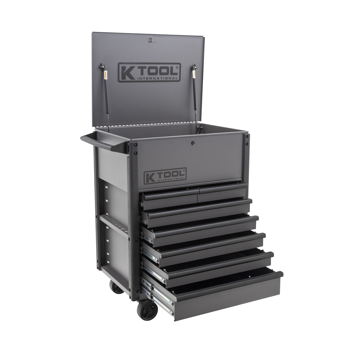 K Tool International Service Cart Premium 7 Drawer 750 Pound (Gray)