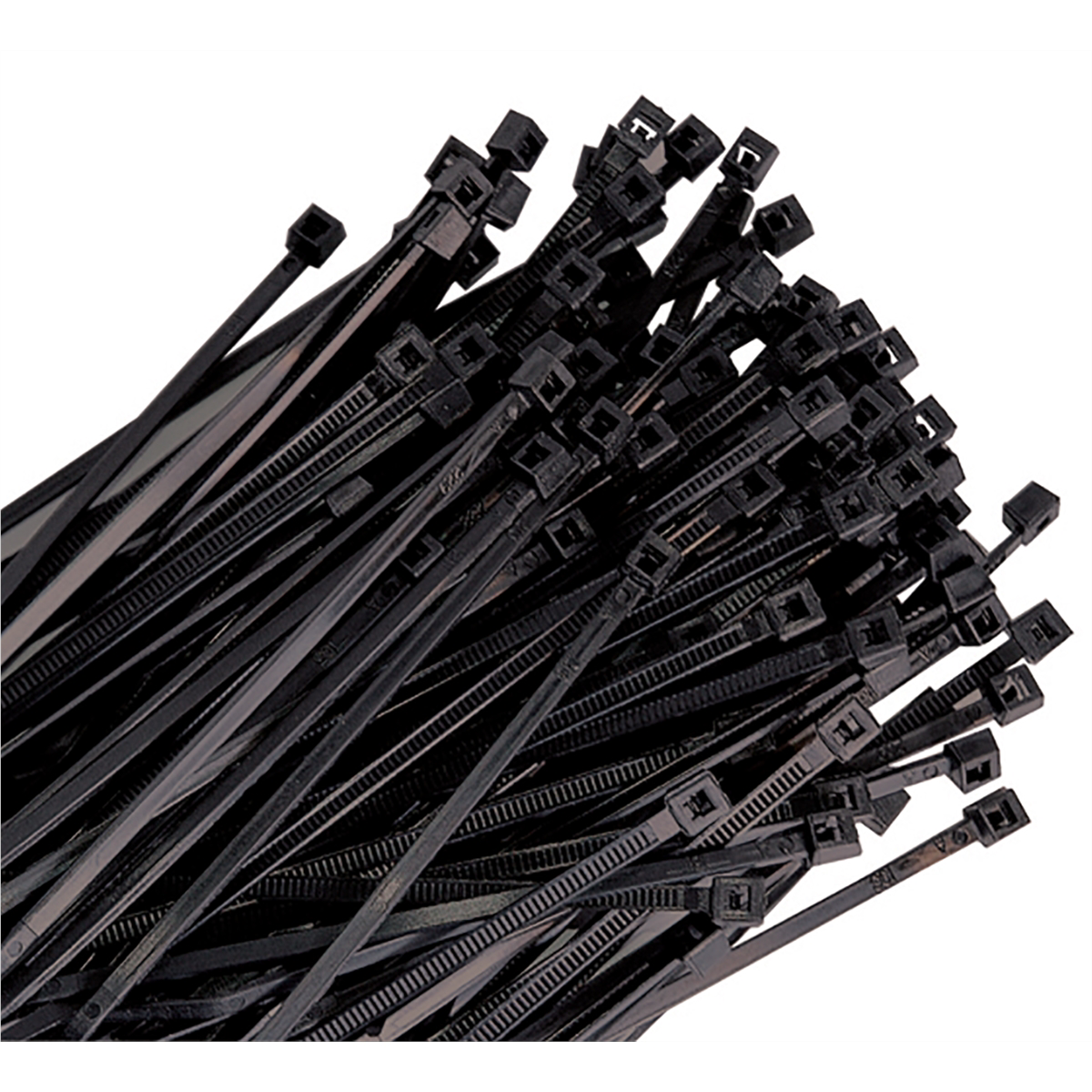 K Tool International Cable Zip Tie 11 Inch Black 100/Pack 50 Pound Tensile