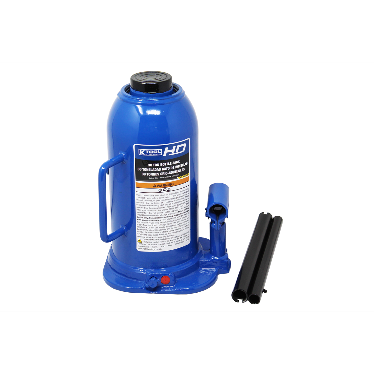 K Tool International Bottle Jack 30 Ton Manual HD
