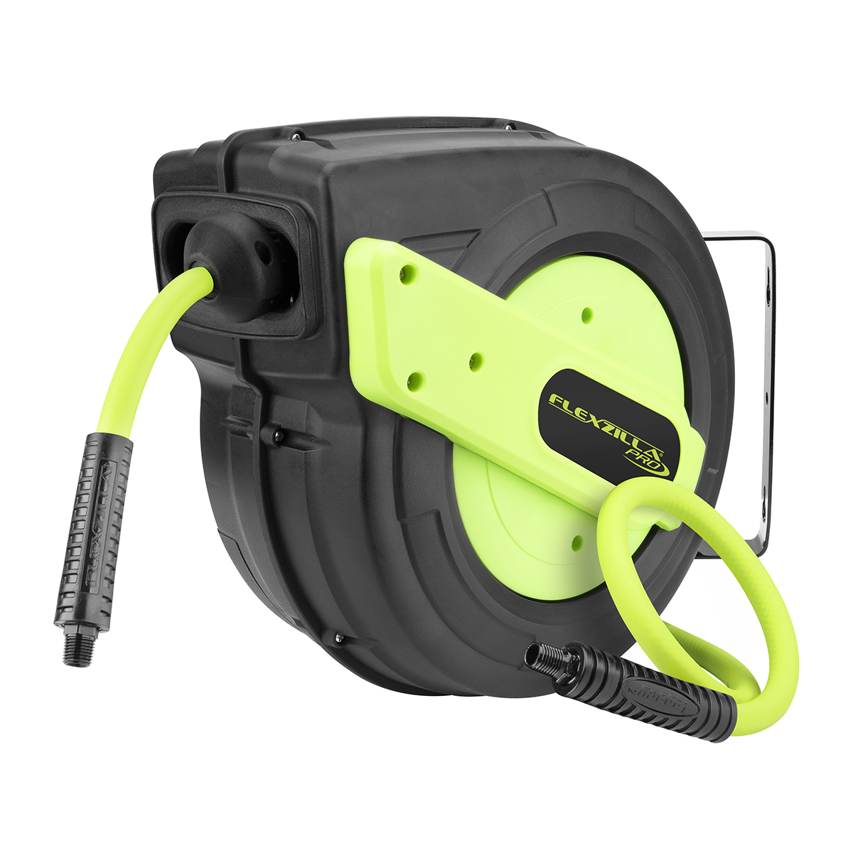 Legacy Manufacturing Flexzilla® Pro Enclosed Plastic Retractable Air Hose Reel, 3/8" x 50'
