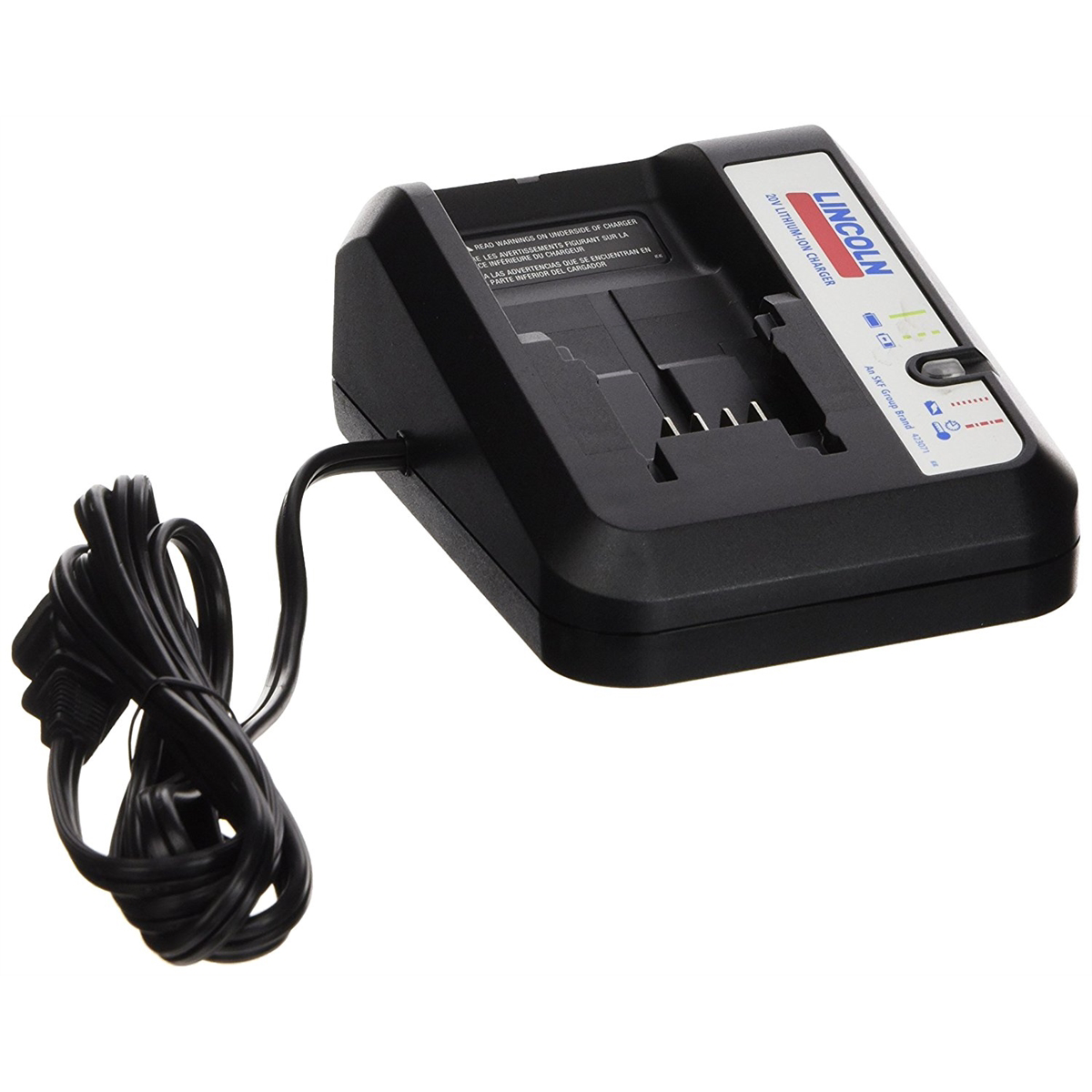Lincoln Lubrication 20v Lithium Ion Battery Charger