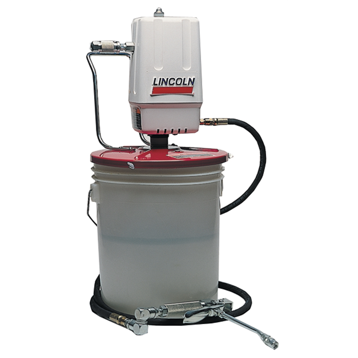 Lincoln Lubrication Pneumatic Air Operated Portable Double Acting 50:1 Ratio Barrel Pump