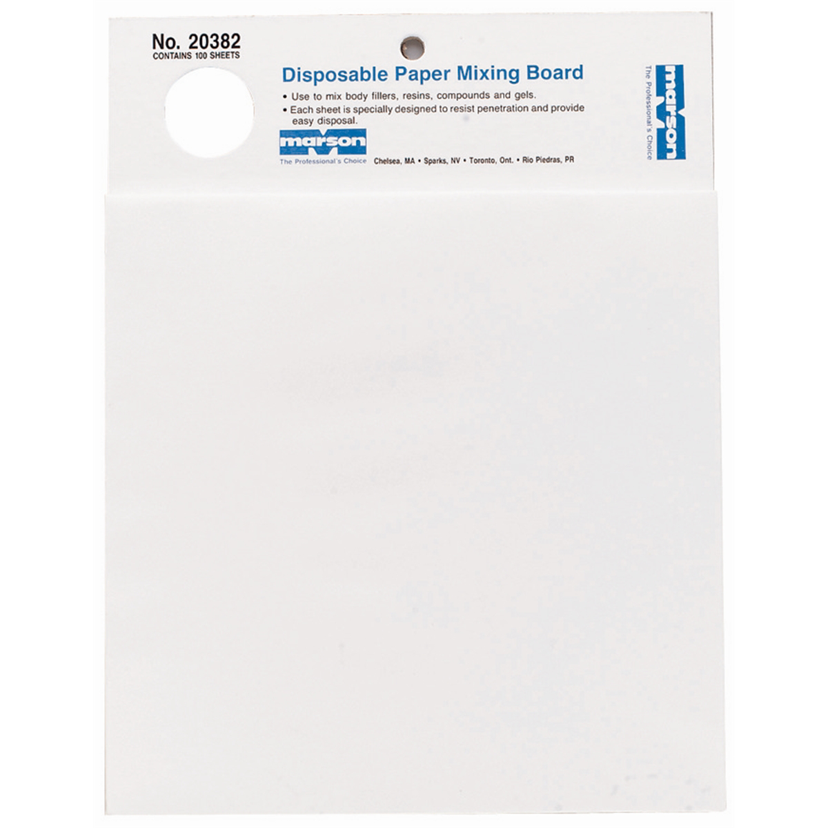 MIXING BOARD 100 10IN X 13IN SHEETS