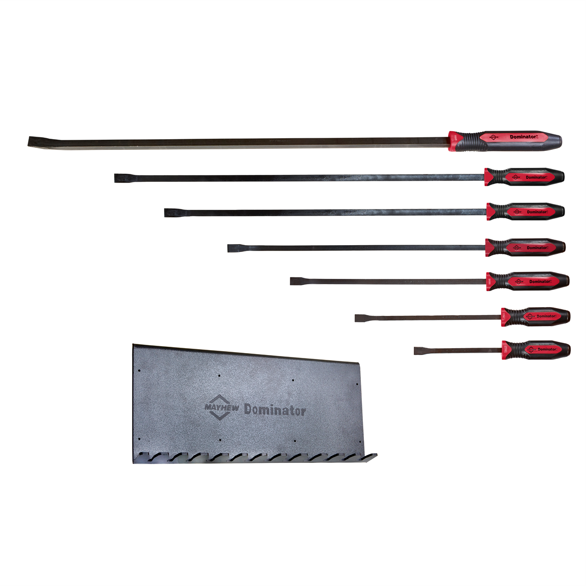 Mayhew Dominator Pry Bar and Rack Bundle