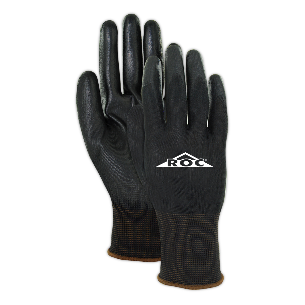Magid Glove & Safety Black Polyurethane Palm Coated 100% Polyester Machine Knit Glove (Size 6/XS)