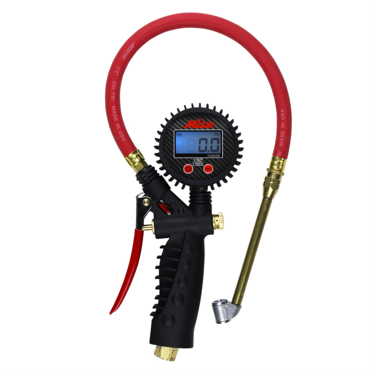 Milton Industries Digital Inflator Gauge with Dual Head Chuck