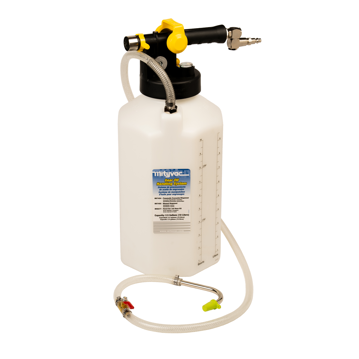 Mityvac MV7454 Pneumatic Gear Lube Dispenser Gear Oil Handing System