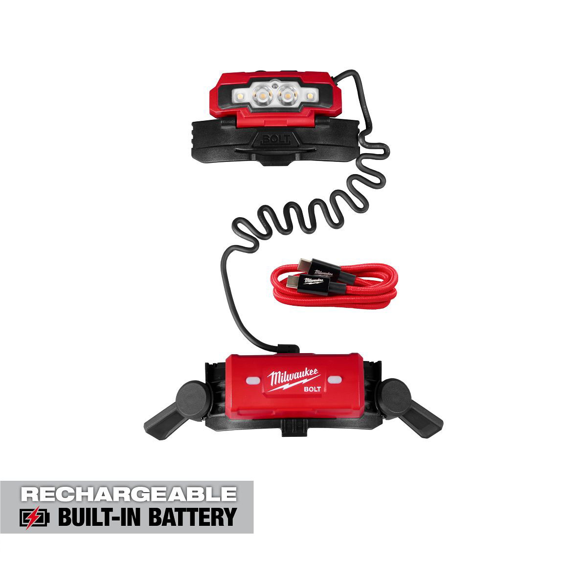 Milwaukee MILWAUKEE® BOLT™ Rechargeable Low-Profile Headlamp