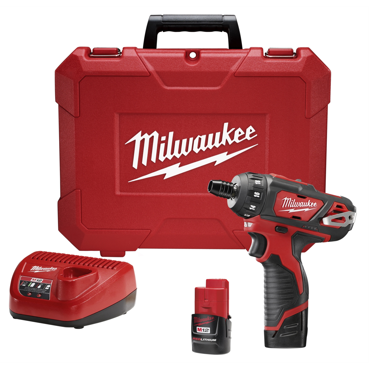 Milwaukee Tool M12 FUEL 1/4&rdquo; Hex 2-Speed Screwdriver Kit