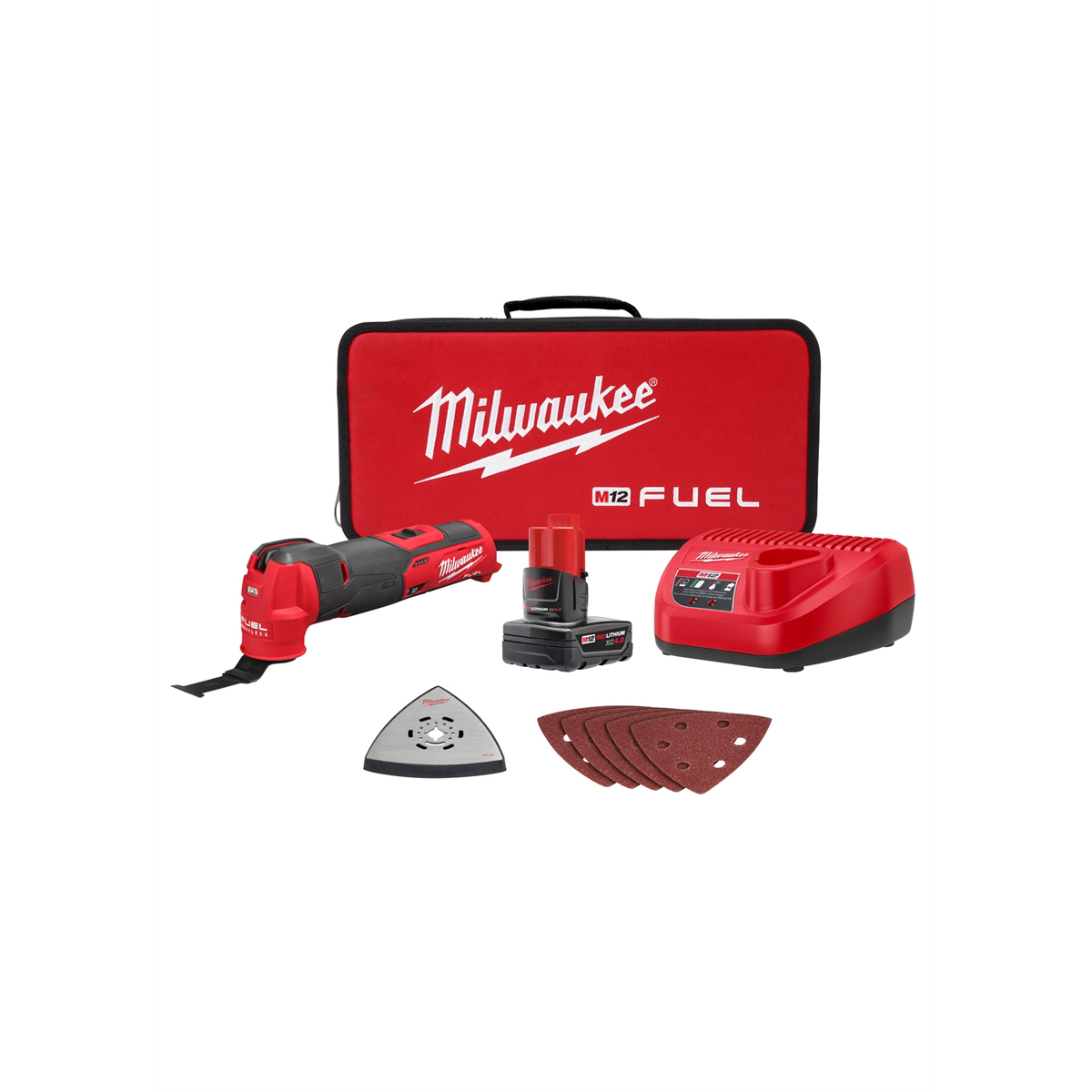 Milwaukee Tool M12 FUEL Oscillating Multi-Tool Kit