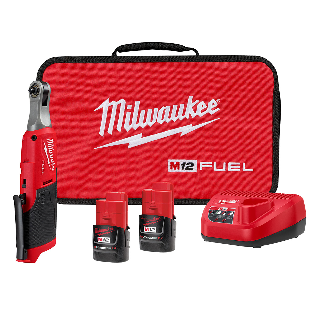 Milwaukee Tool M12 FUEL 1/4" High Speed Ratchet Kit