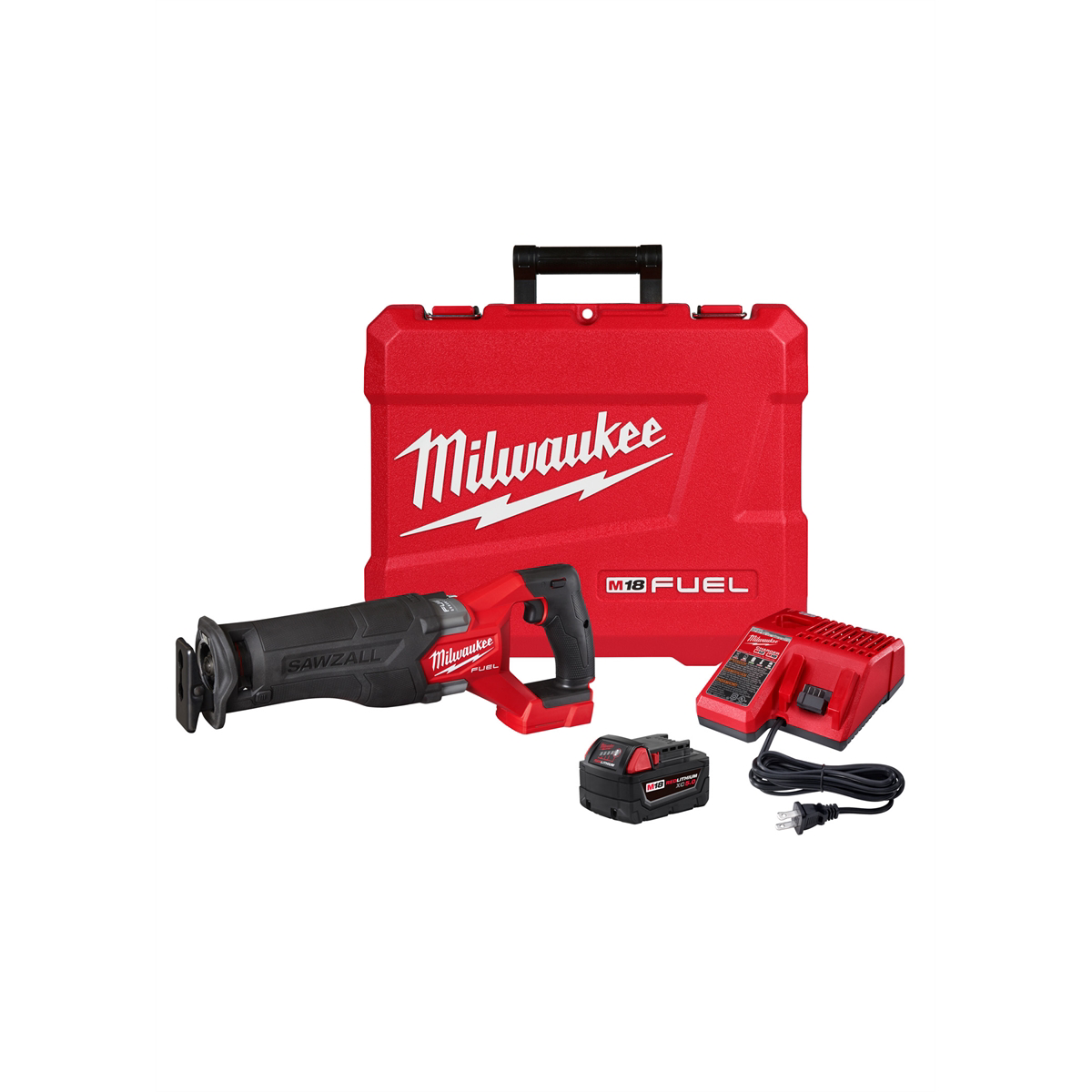 Milwaukee Tool M18 FUEL SAWZALL Recip Saw - 1 Battery XC5.0 Kit
