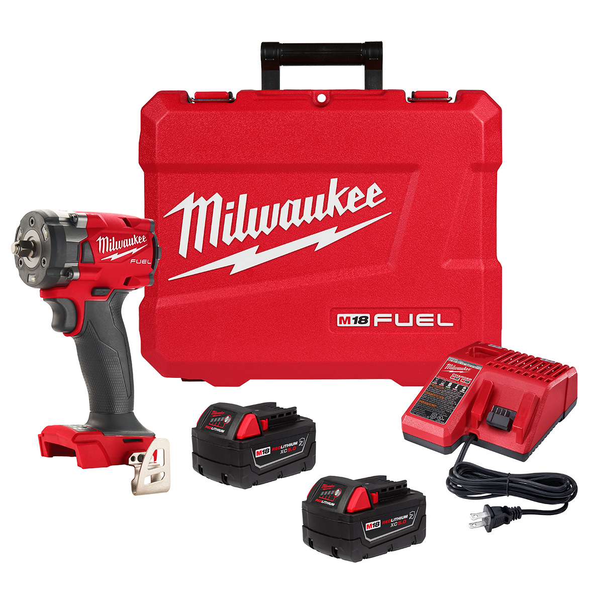 Milwaukee Tool M18 FUEL 3/8 inch Compact Impact Wrench w/ Friction Ring Kit