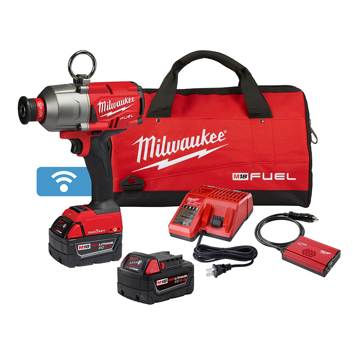 Milwaukee Tool M18 FUEL™ 7/16" Hex Utility HTIW w/ ONE-KEY™ Kit