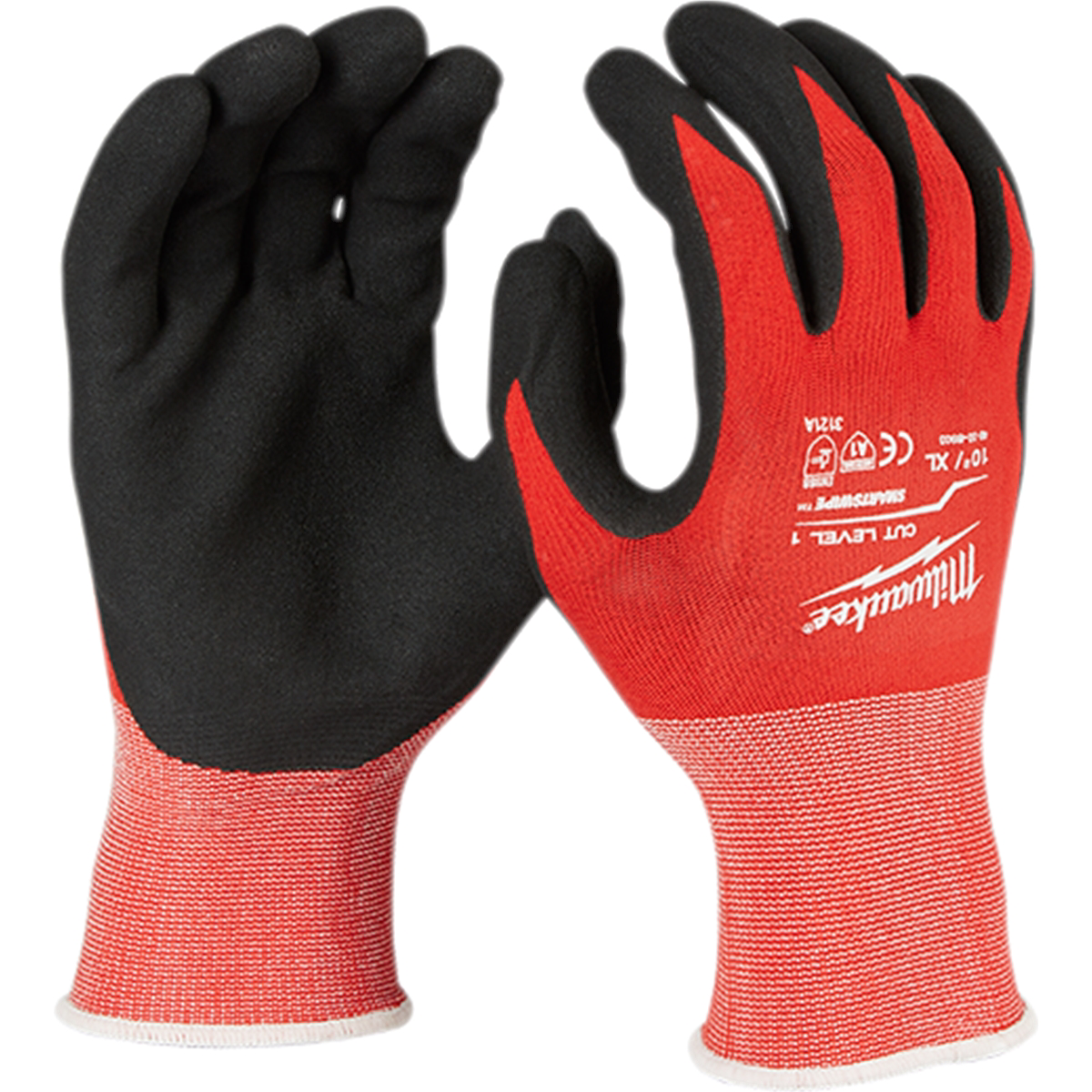 Milwaukee Tool Cut Level 1 Coated Nitrile Dipped Gloves - XL
