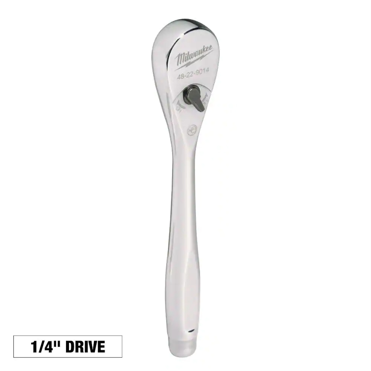 Milwaukee Tool 1/4" Drive 90-Tooth Slim Profile Ratchet